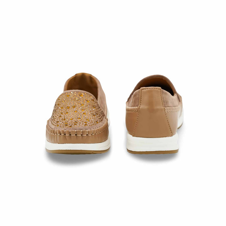 Beige Moccasin For Women WN4514