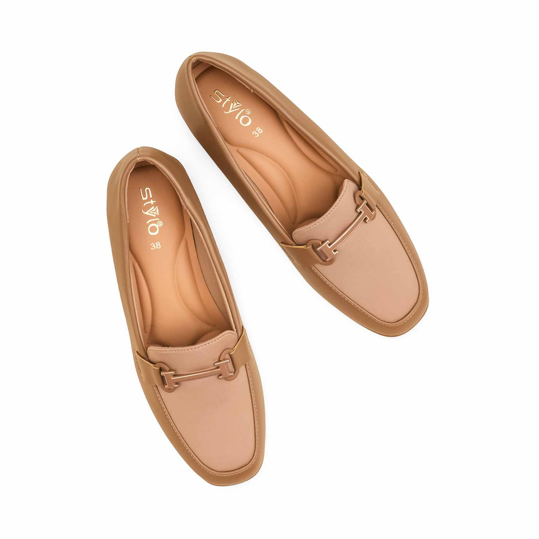 Beige Moccasin For Women WN4515