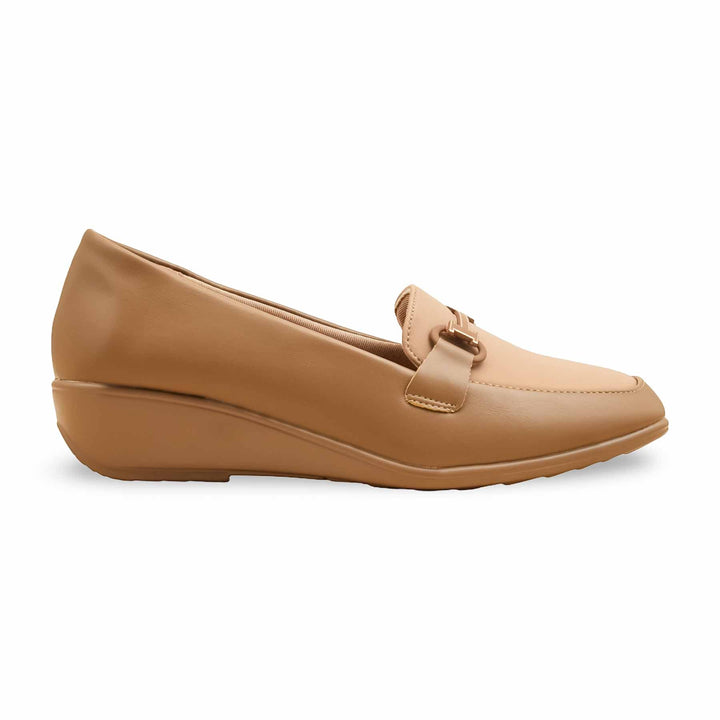Beige Moccasin For Women WN4515