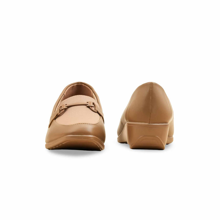 Beige Moccasin For Women WN4515