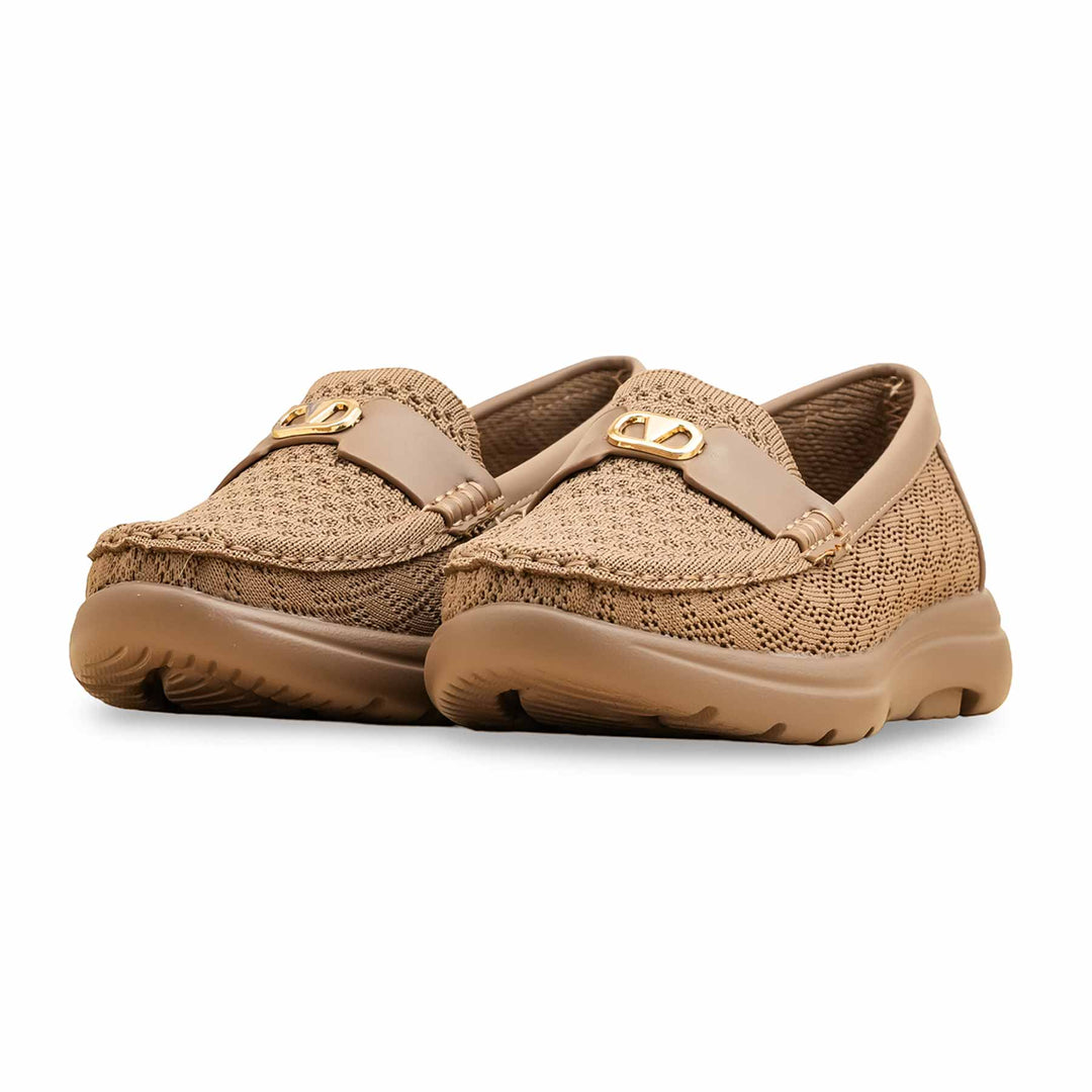 Brown Moccasin For Women WN4516