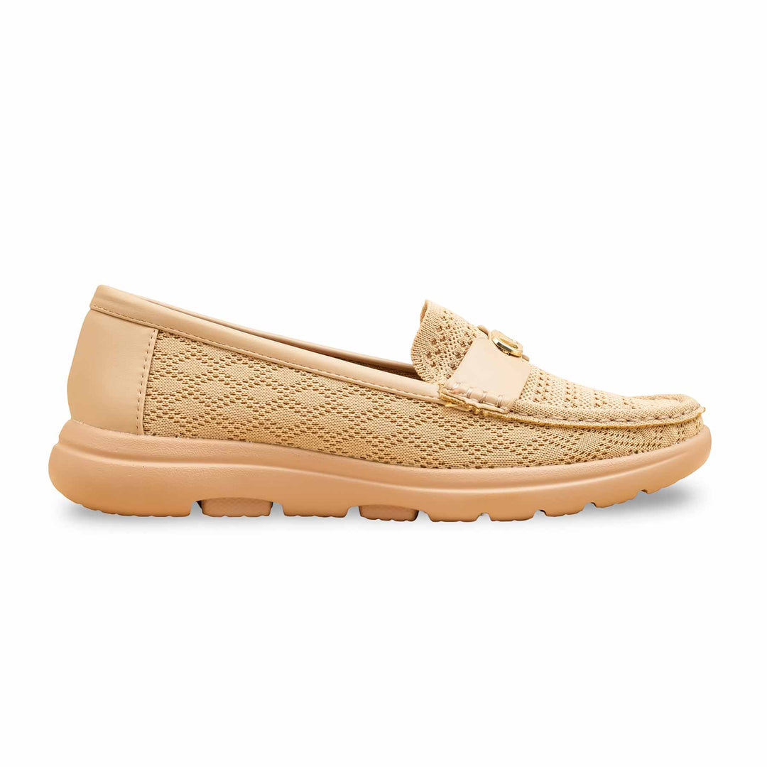 Beige Moccasin For Women WN4516