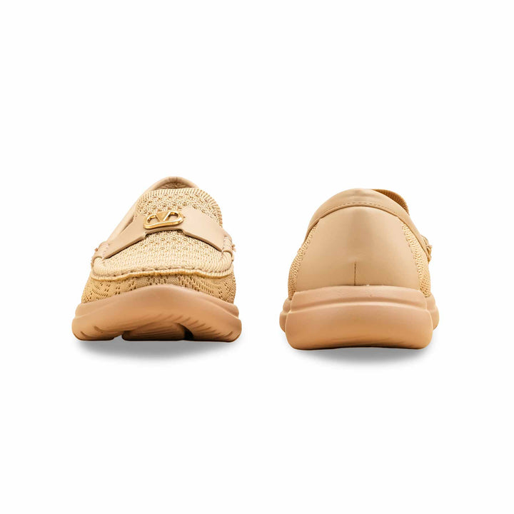 Beige Moccasin For Women WN4516