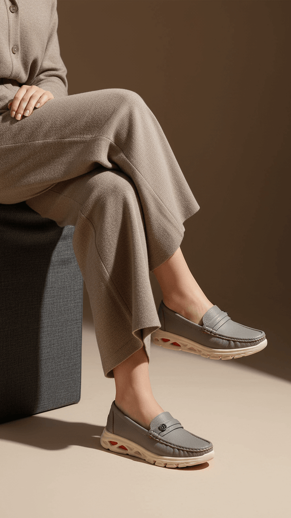 Grey Moccasin For Ladies WN4518