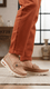 Beige Moccasin For Ladies WN4518