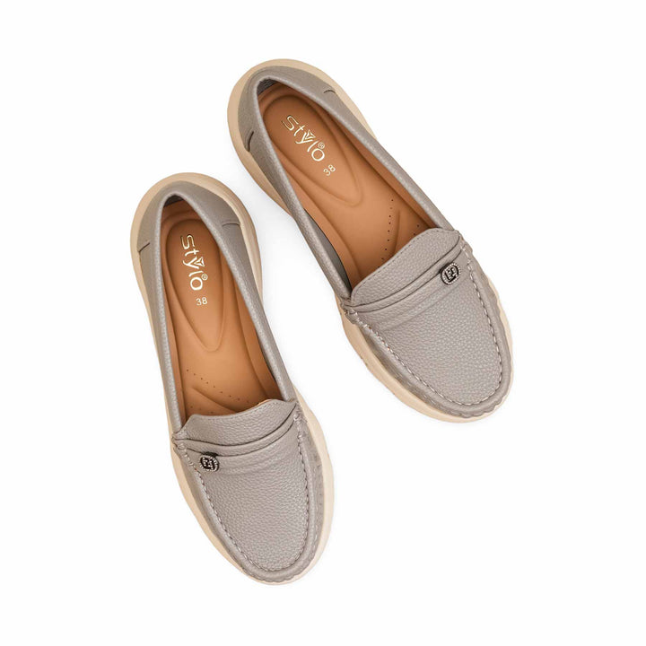 Grey Moccasin For Ladies WN4518