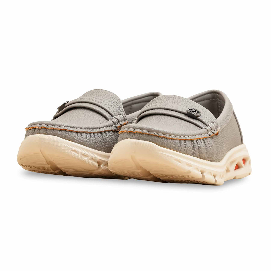 Grey Moccasin For Ladies WN4518