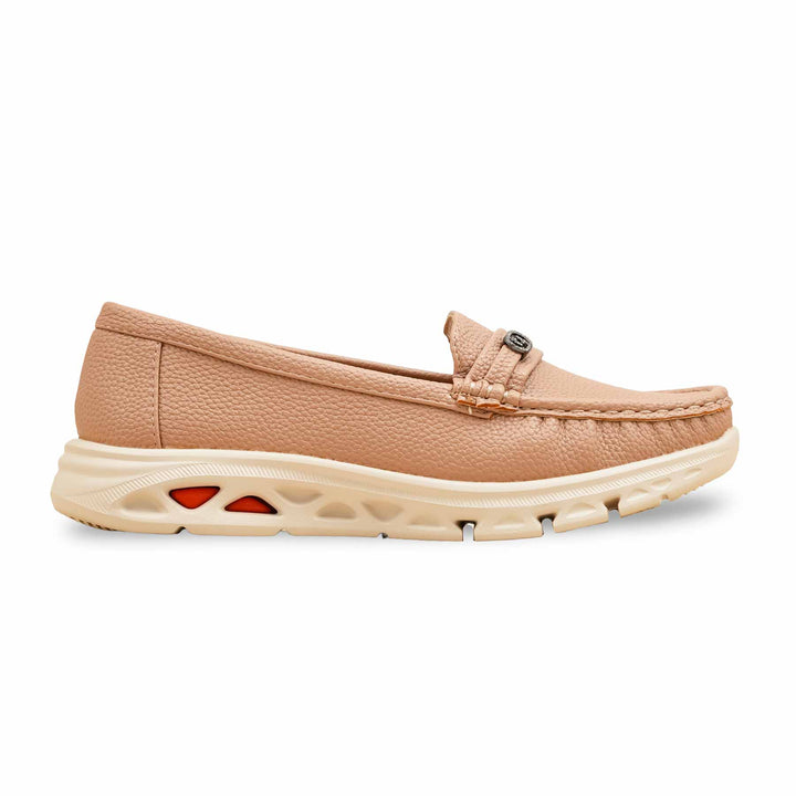 Beige Moccasin For Ladies WN4518