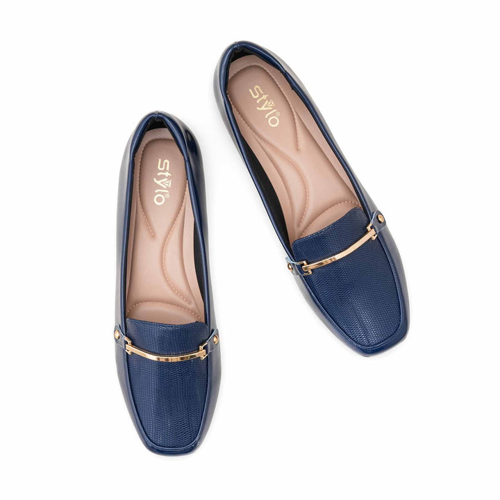 Navy Moccasin For Ladies WN4519