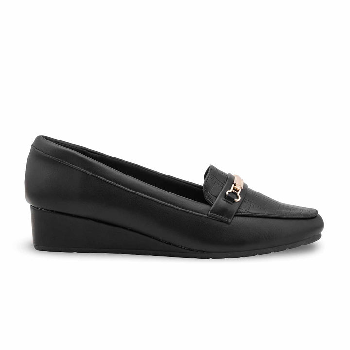 Black Moccasin For Ladies WN4520