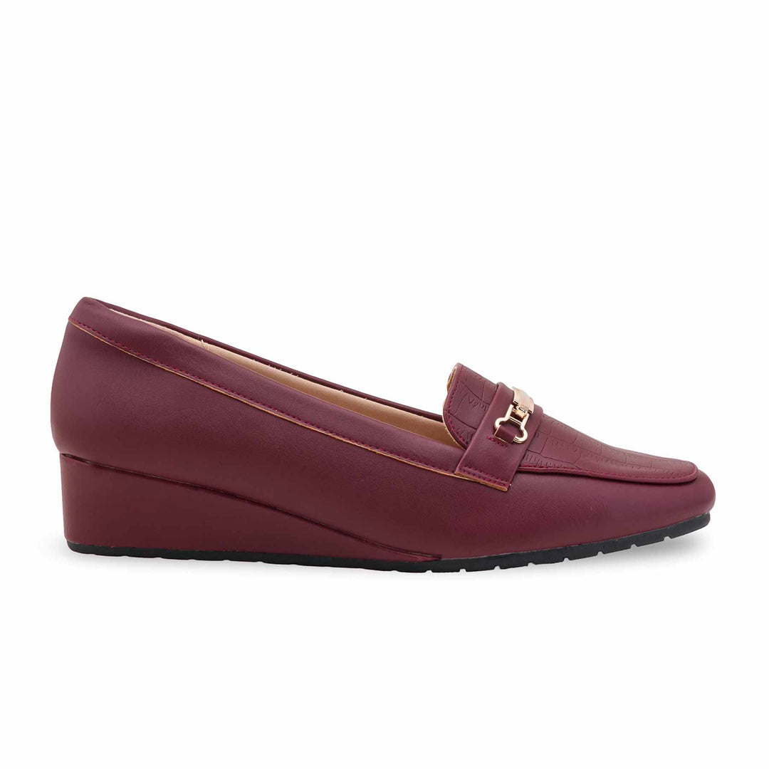 Maroon Moccasin For Ladies WN4520