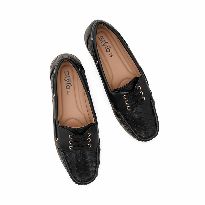Black Women Moccasin WN4523