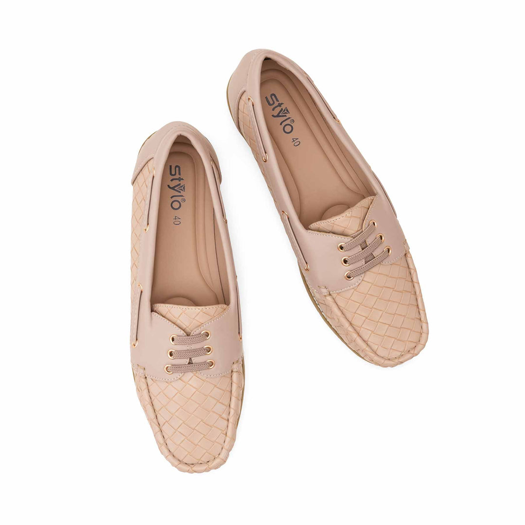 Beige Women Moccasin WN4523