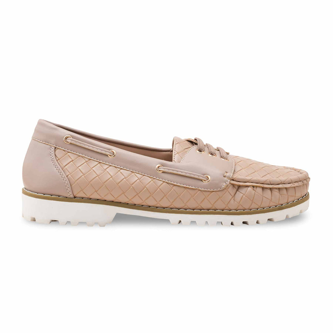 Beige Women Moccasin WN4523