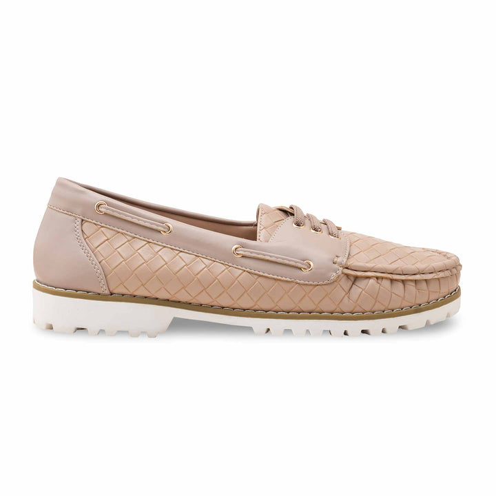 Beige Women Moccasin WN4523