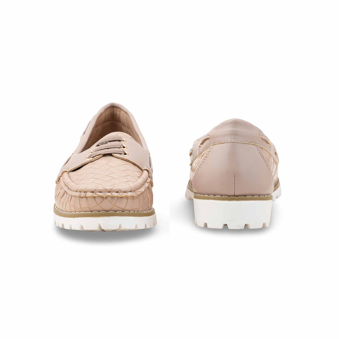 Beige Women Moccasin WN4523