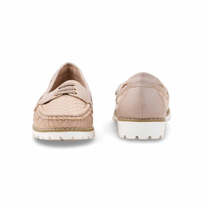 Beige Women Moccasin WN4523