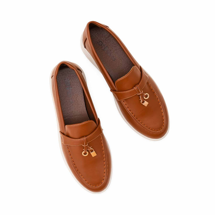 Brown Women Moccasin WN4524