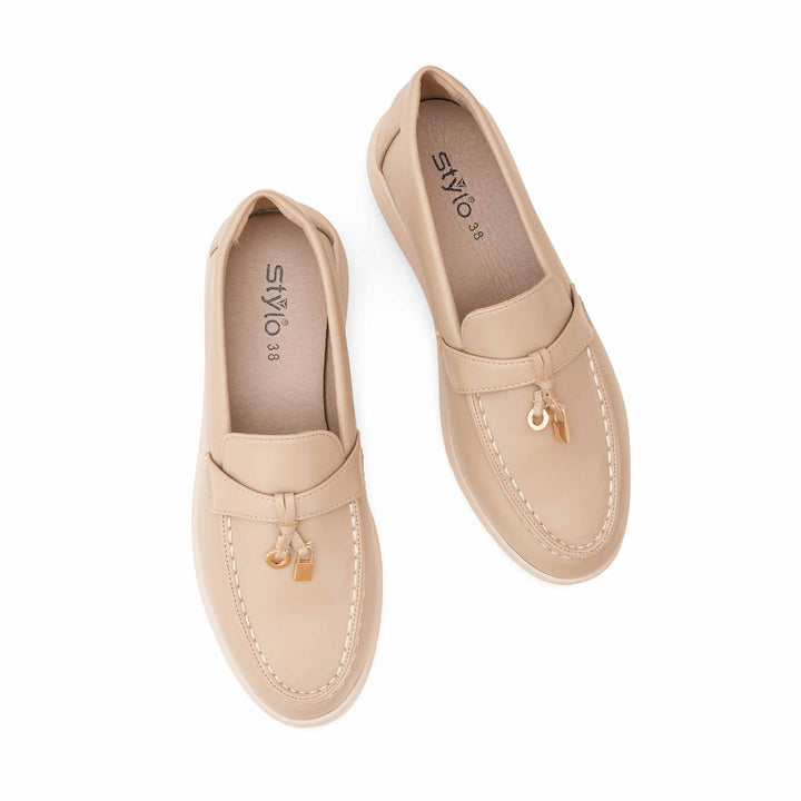 Beige Women Moccasin WN4524