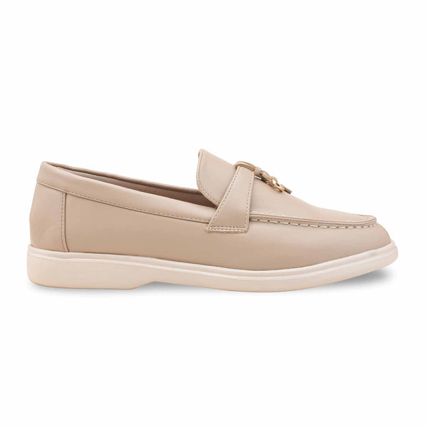 Beige Women Moccasin WN4524