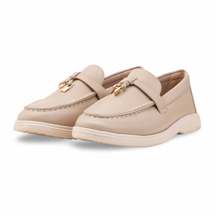 Beige Women Moccasin WN4524