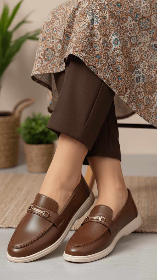 Coffee Women Moccasin WN4525