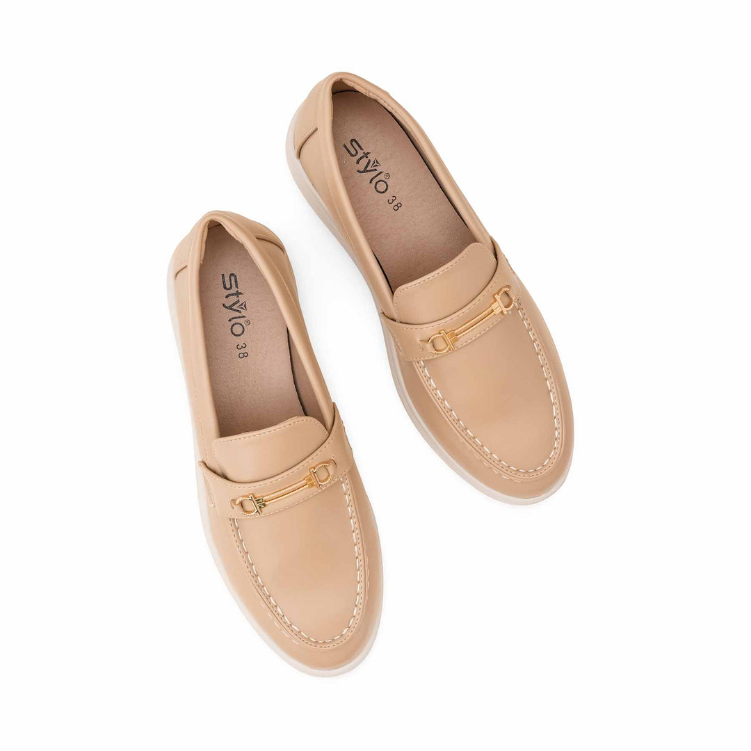 Beige Women Moccasin WN4525