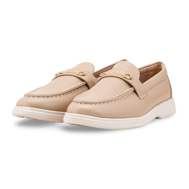 Beige Women Moccasin WN4525