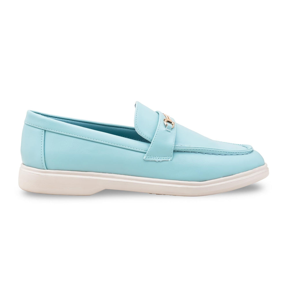 Sky Blue Women Moccasin WN4525