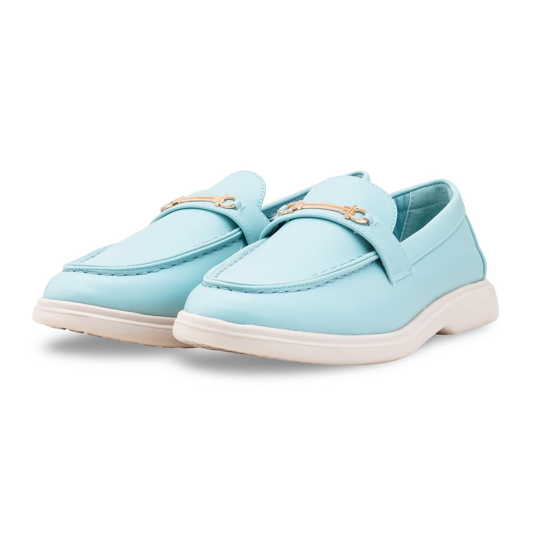 Sky Blue Women Moccasin WN4525