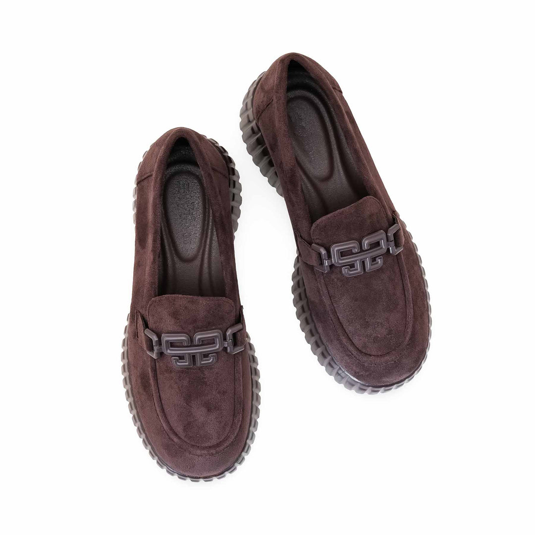 Brown Moccasin For Women WN4526