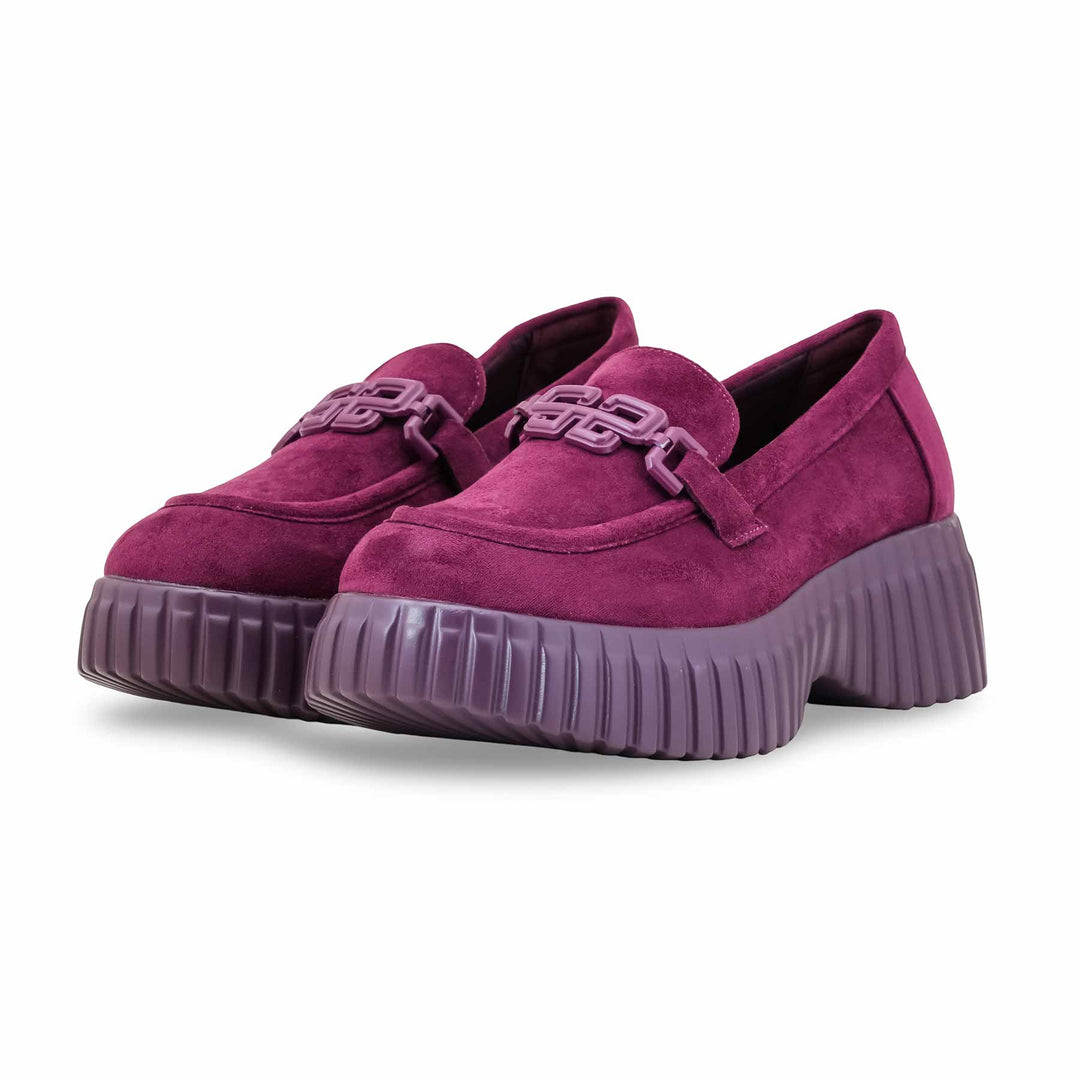 Maroon Moccasin For Women WN4526
