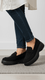 Black Moccasin For Ladies WN4527
