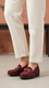 Maroon Moccasin For Ladies WN4529