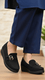 Black Moccasin For Ladies WN4530