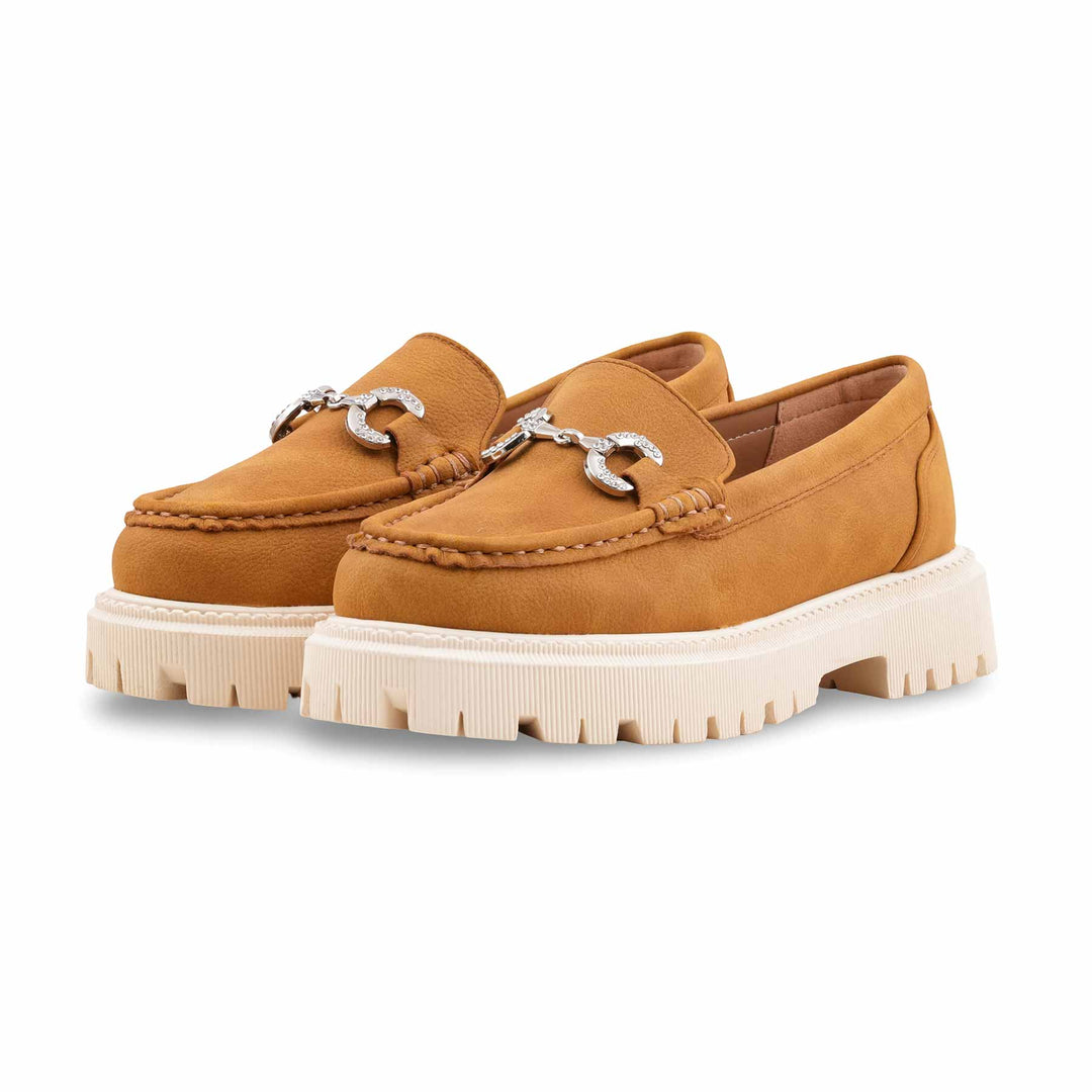 Tan Moccasin For Ladies WN4531