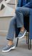 Blue Women Moccasin WN4532