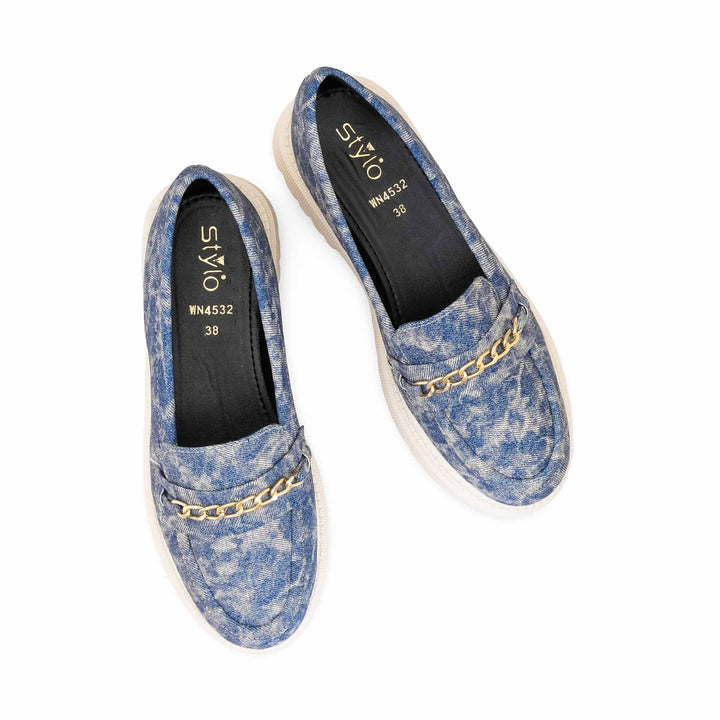 Blue Women Moccasin WN4532