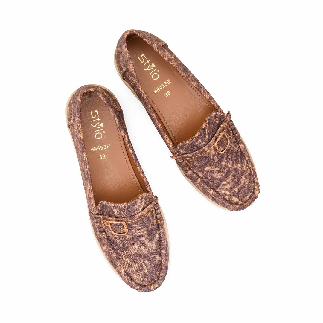 Brown Women Moccasin WN4536