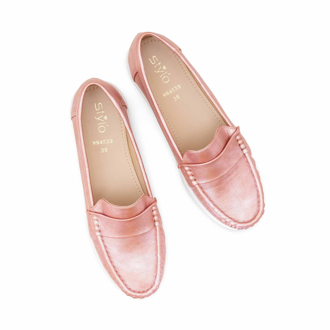 Pink Winter Moccasin For Ladies WN4539