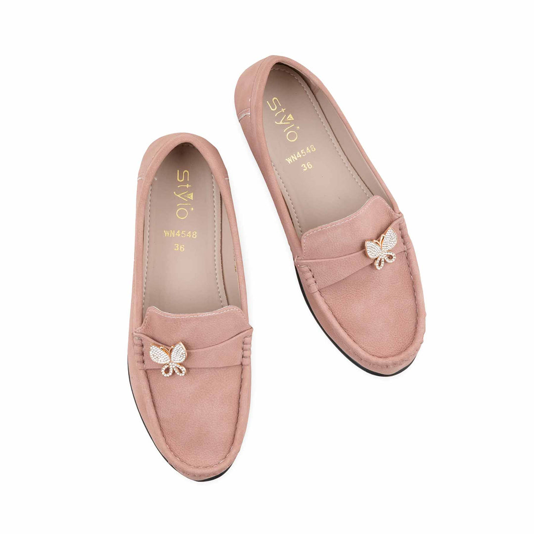Pink Moccasin For Ladies WN4548