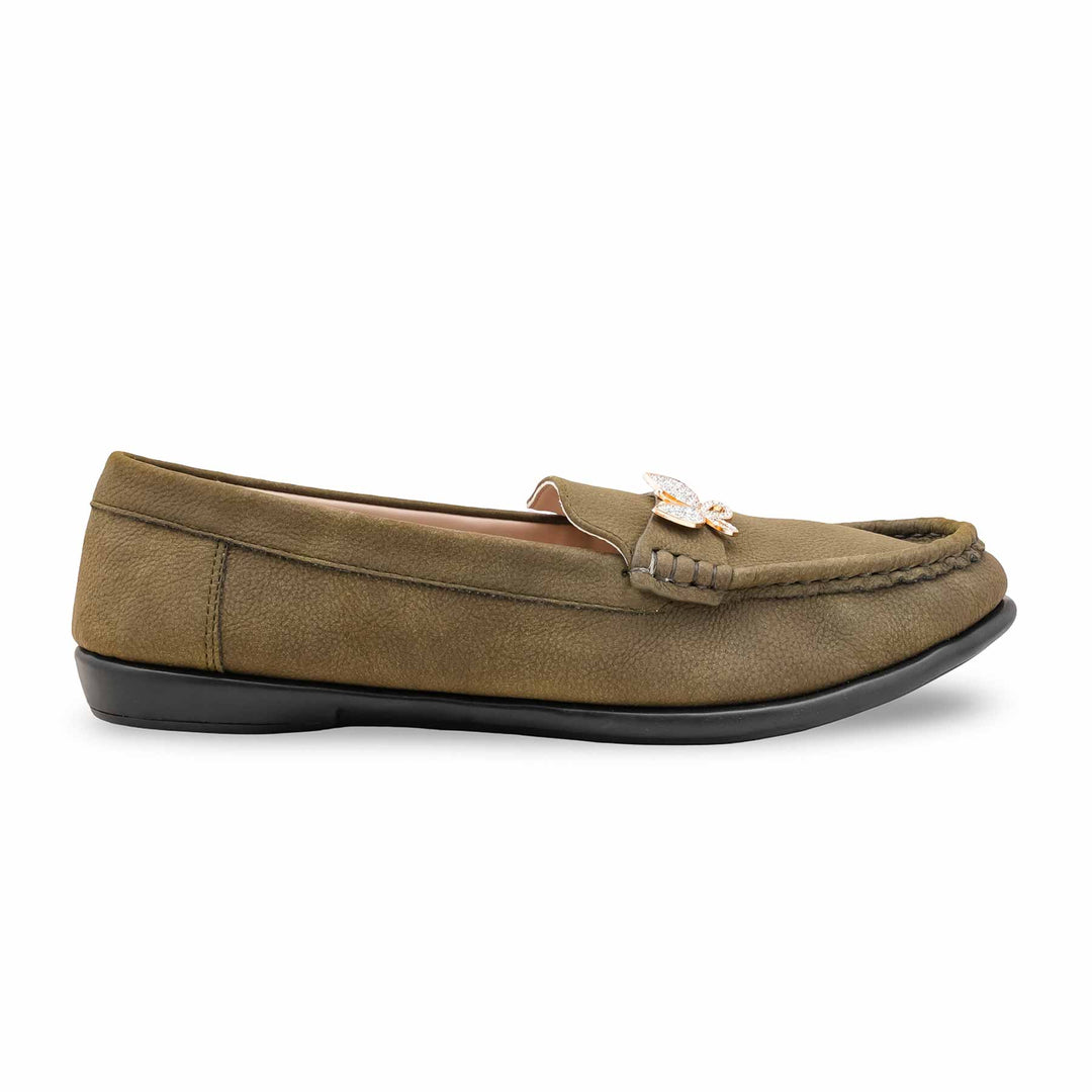 Olive Women Moccasin WN4548