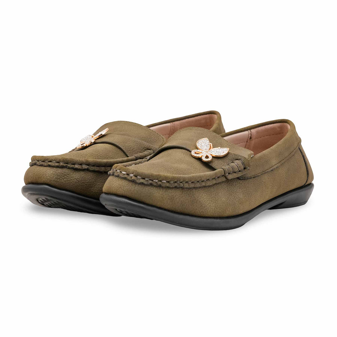 Olive Women Moccasin WN4548