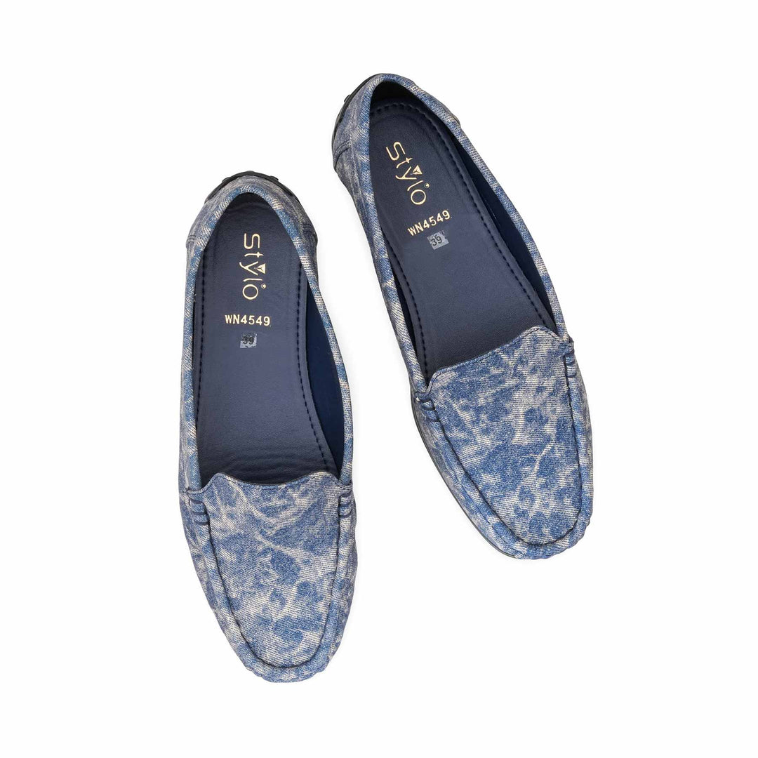Blue Winter Moccasin For Ladies WN4549