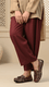 Maroon Women Moccasin WN4550
