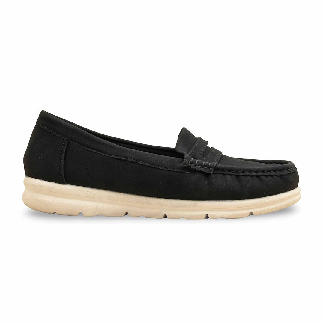 Black Women Moccasin WN4551