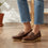Brown Moccasin For Ladies WN4552