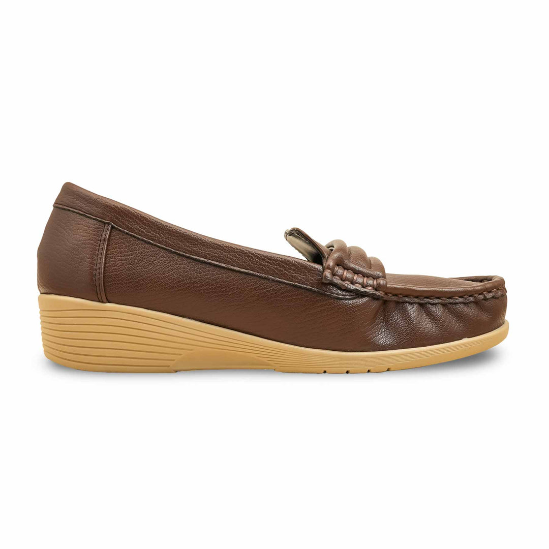 Brown Moccasin For Ladies WN4552