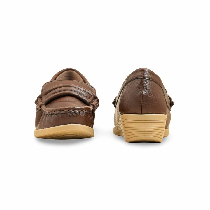 Brown Moccasin For Ladies WN4552