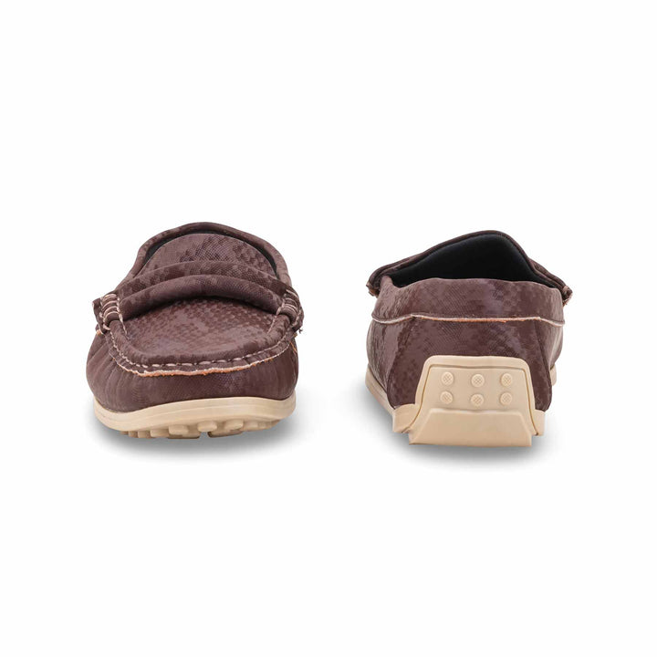 Coffee Winter Moccasin For Ladies WN4553